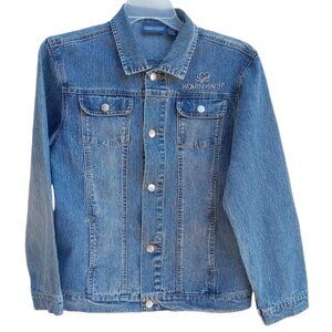 Women of faith denim jacket sz S